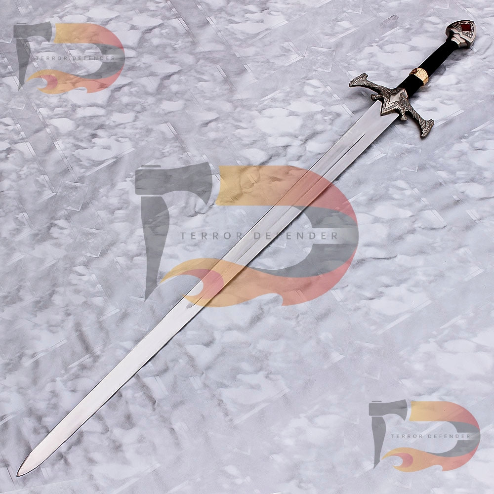 Handmade BlackFyre Full Metal, Daemon Targaryen Dark Sister Cosplay Replica Sword Movie Replica Sword Dragon House Sword, Cosplay Kingdom