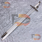 Handmade Witcher Silver Sword Witcher 3 Sliver Sword Fantacy Swords Movie Replica Stainess Steel Scabbard Cosplay Kingdom