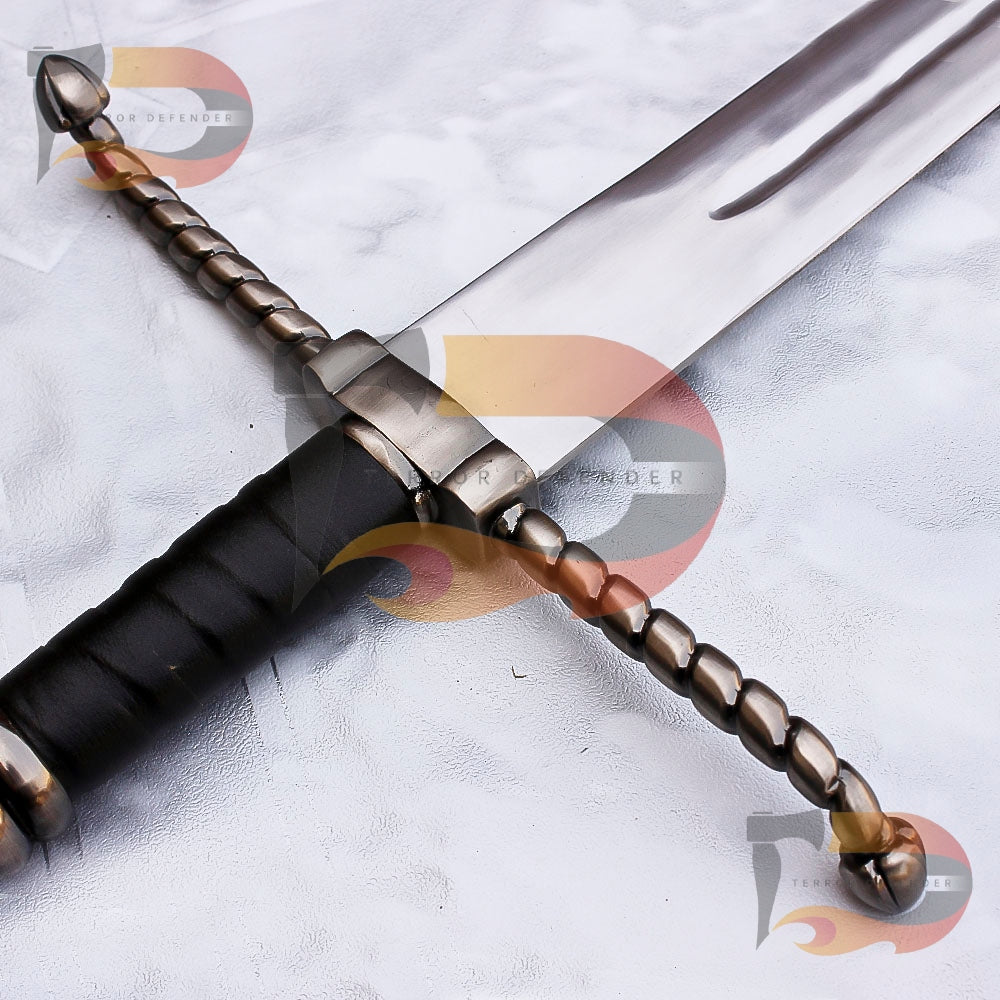 Handmade Master Crafted Wolven Steel Sword Witcher Replica Sword Cosplay Kingdom