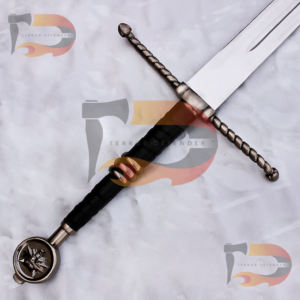 Handmade Master Crafted Wolven Steel Sword Witcher Replica Sword Cosplay Kingdom