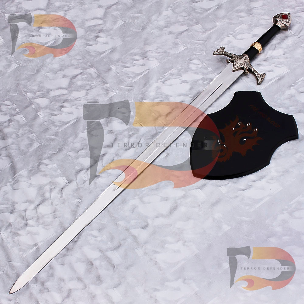 Handmade BlackFyre Full Metal, Daemon Targaryen Dark Sister Cosplay Replica Sword Movie Replica Sword Dragon House Sword, Cosplay Kingdom