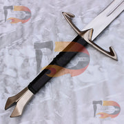 Handmade Black Gothic Sword Medieval Sword Comes with Leather Sheath