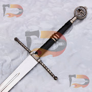 Handmade Master Crafted Wolven Steel Sword Witcher Replica Sword Cosplay Kingdom