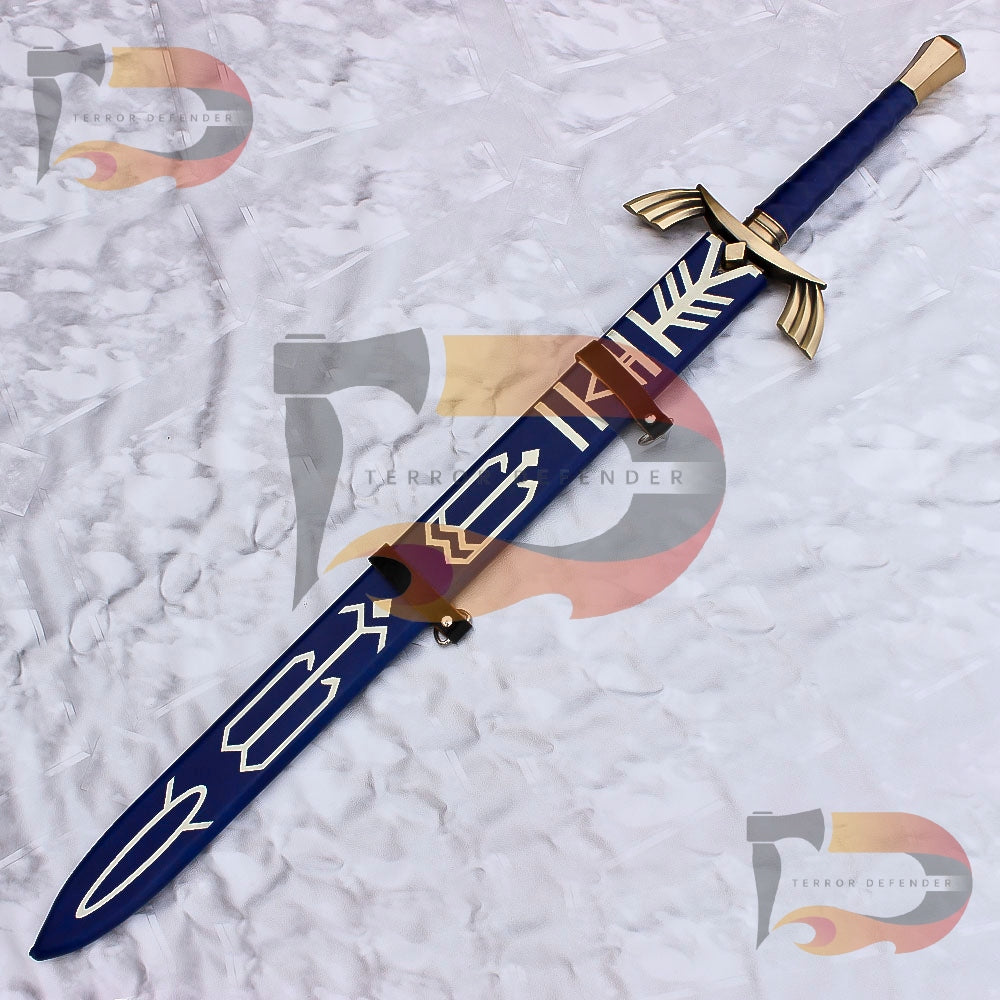 Handmade Legend of Zelda Link Master Swords , Skyward Sword Breath of the Wild , Comes with a scabbard