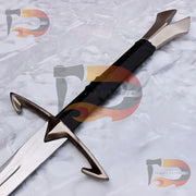 Handmade Black Gothic Sword Medieval Sword Comes with Leather Sheath