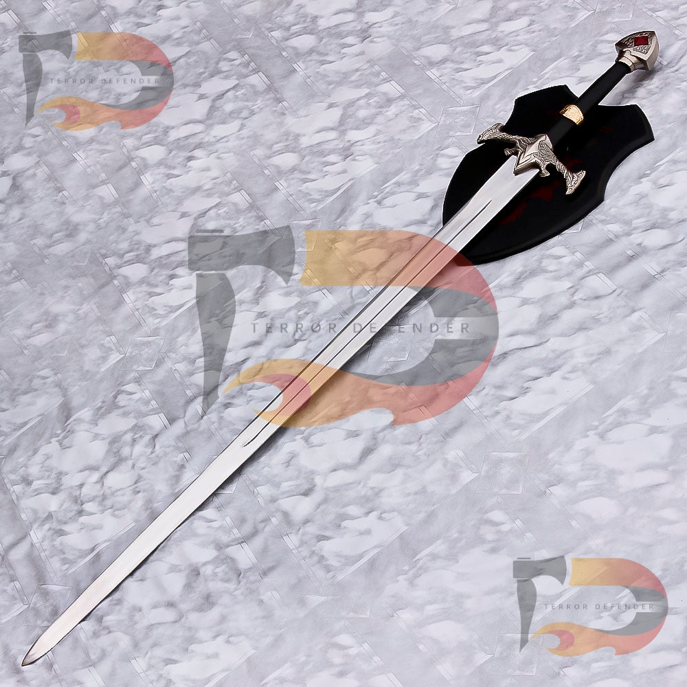 Handmade BlackFyre Full Metal, Daemon Targaryen Dark Sister Cosplay Replica Sword Movie Replica Sword Dragon House Sword, Cosplay Kingdom