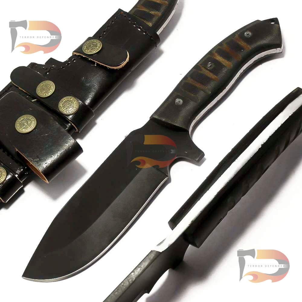 Custom Handmade  10″ inches High Carbon Steel Skinner Hunting Knife – Perfect for Outdoor Use