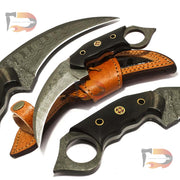 Custom 9″inches Handmade Damascus Steel Tactical Lethal Karambit Knife | Camping knife | Hunting knife | Best Gift For Him