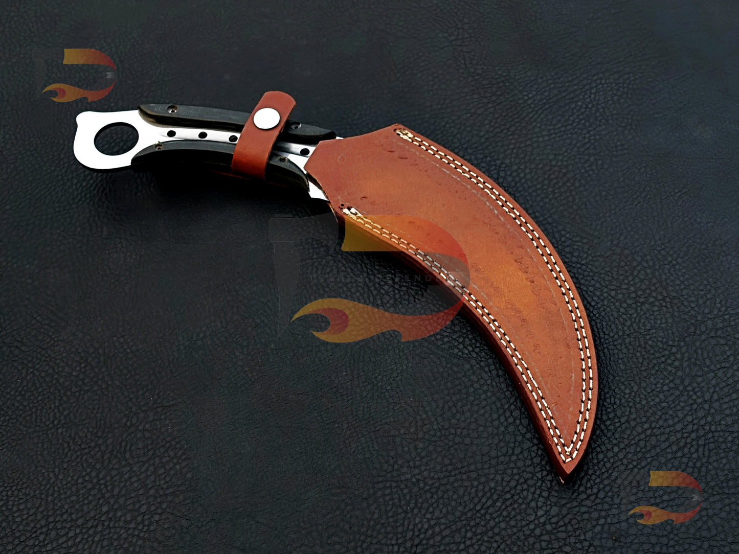 Custom Handmade Karambit knife , hunting karambit, EDC karambit, best karambit, karambits for hunters ,Xmas gifts with Leather Sheath