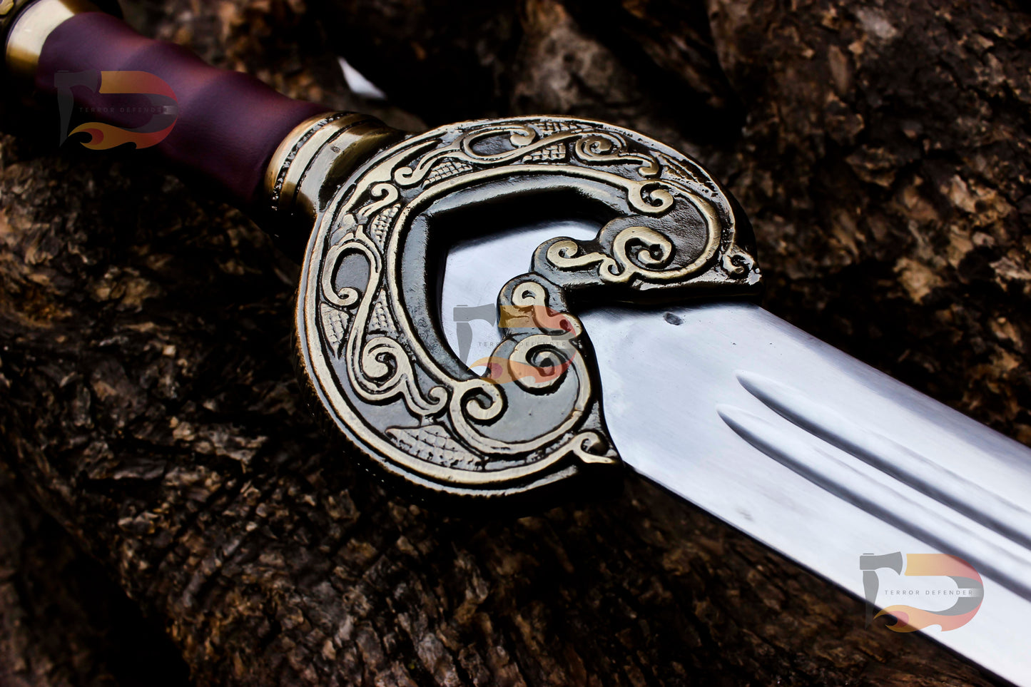 Handmade King Theoden Herugrim Sword Replica With Customized Scabbard From LOTR (Lord of the Rings)