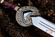 Handmade King Theoden Herugrim Sword Replica With Customized Scabbard From LOTR (Lord of the Rings)