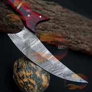 Hand Forged Custom Handmade Damascus Steel Karambit Knife Beautiful Handle Sheath Best Gift For Him, Best USA Handmade Knife Best Gift , Knives Terror Defender 