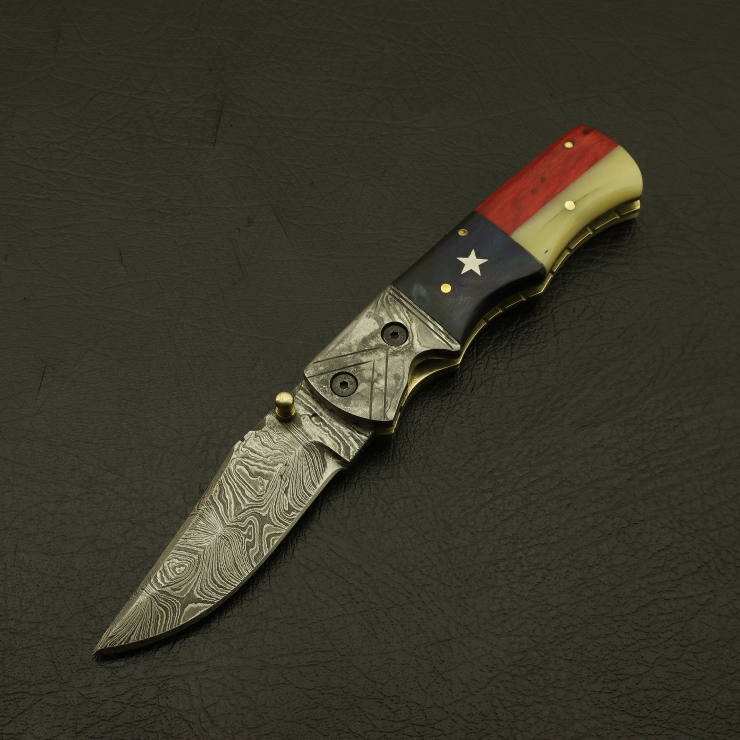 Premium Custom Handmade Damascus Steel Folding Pocket Knife: Perfect for Camping, Hunting, and EDC – Ideal Gift for Husband / Son/ Father knife Terror Defender 