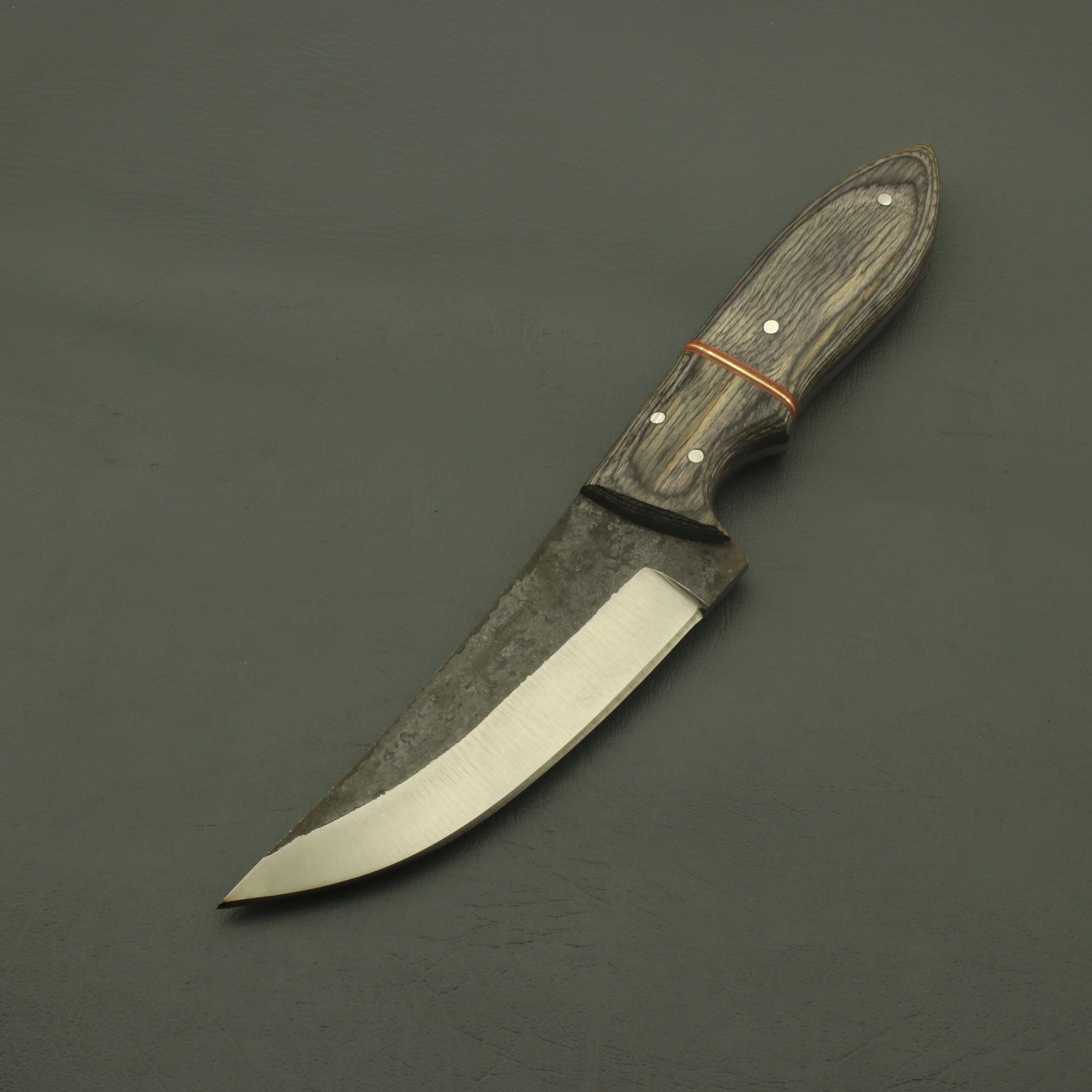 Handmade Superb Classical Carbon Steel Hunting Fixed Blade Pure Leather Sheath Knives Terror Defender 