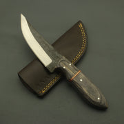 Handmade Superb Classical Carbon Steel Hunting Fixed Blade Pure Leather Sheath Knives Terror Defender 