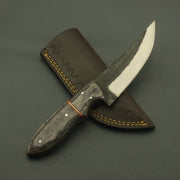 Handmade Superb Classical Carbon Steel Hunting Fixed Blade Pure Leather Sheath Knives Terror Defender 