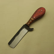 Best Custom Handmade Carbon Steel Hunting Skinning Knife With Pure Leather Sheath Knives Terror Defender 