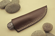 6 Inches Handmade Collection Full Tang Tracker Survival Camping & Hunting Knife Durable Fixed Blade Knife W/ Brown Leather Carrying Sheath Hunting knives Terror Defender 