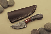 6 Inches Handmade Collection Full Tang Tracker Survival Camping & Hunting Knife Durable Fixed Blade Knife W/ Brown Leather Carrying Sheath Hunting knives Terror Defender 