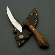 Custom Hand Forged Carbon steel Hunting Skinner Knife with Leather Sheath Hunting knives Terror Defender 