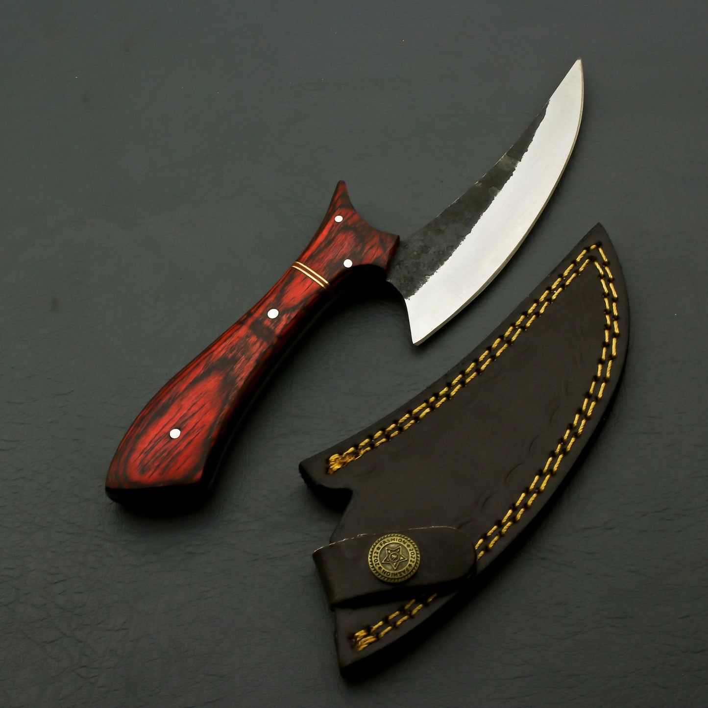 Custom Handmade High Carbon Steel Hunting Knife, Full Tang With Sheath Hunting knives Terror Defender 