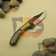 1095 High Carbon Steel Hunting Knife Custom Handmade High Carbon Steel Tracker Knife Hunting Survival Knife With Leather Sheath Best Gift knife Terror Defender 