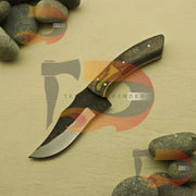 1095 High Carbon Steel Hunting Knife Custom Handmade High Carbon Steel Tracker Knife Hunting Survival Knife With Leather Sheath Best Gift knife Terror Defender 