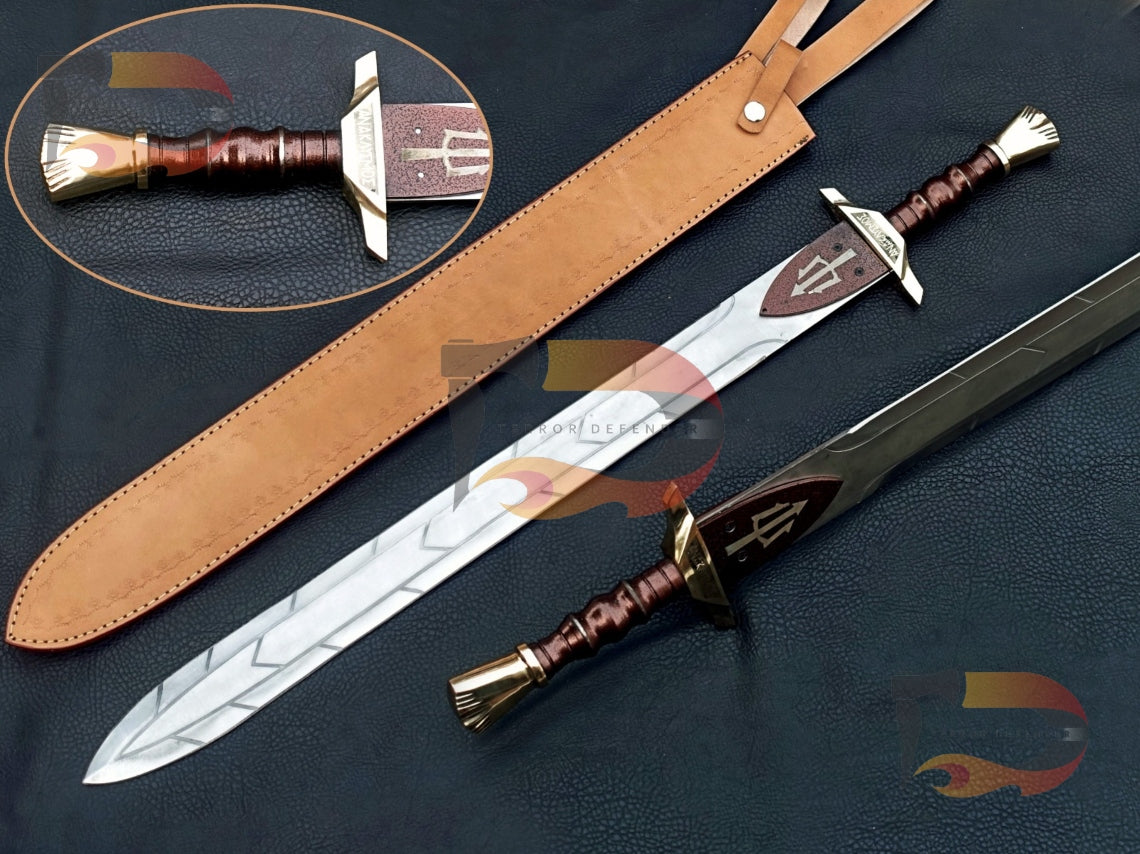 Handmade Riptide sword of Percy Jackson-Anaklusmos sword- Percy Jackson and Olympians sword fictional sword - functional sword gift for him.