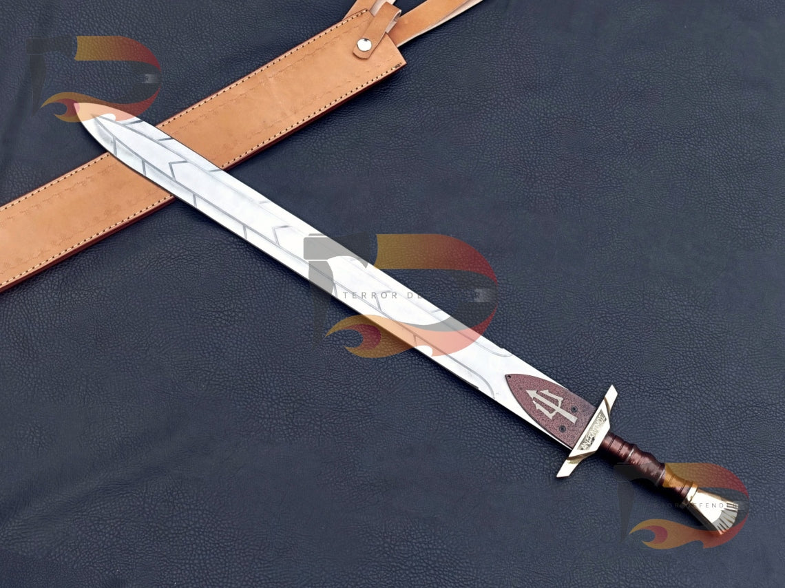 Handmade Riptide sword of Percy Jackson-Anaklusmos sword- Percy Jackson and Olympians sword fictional sword - functional sword gift for him.