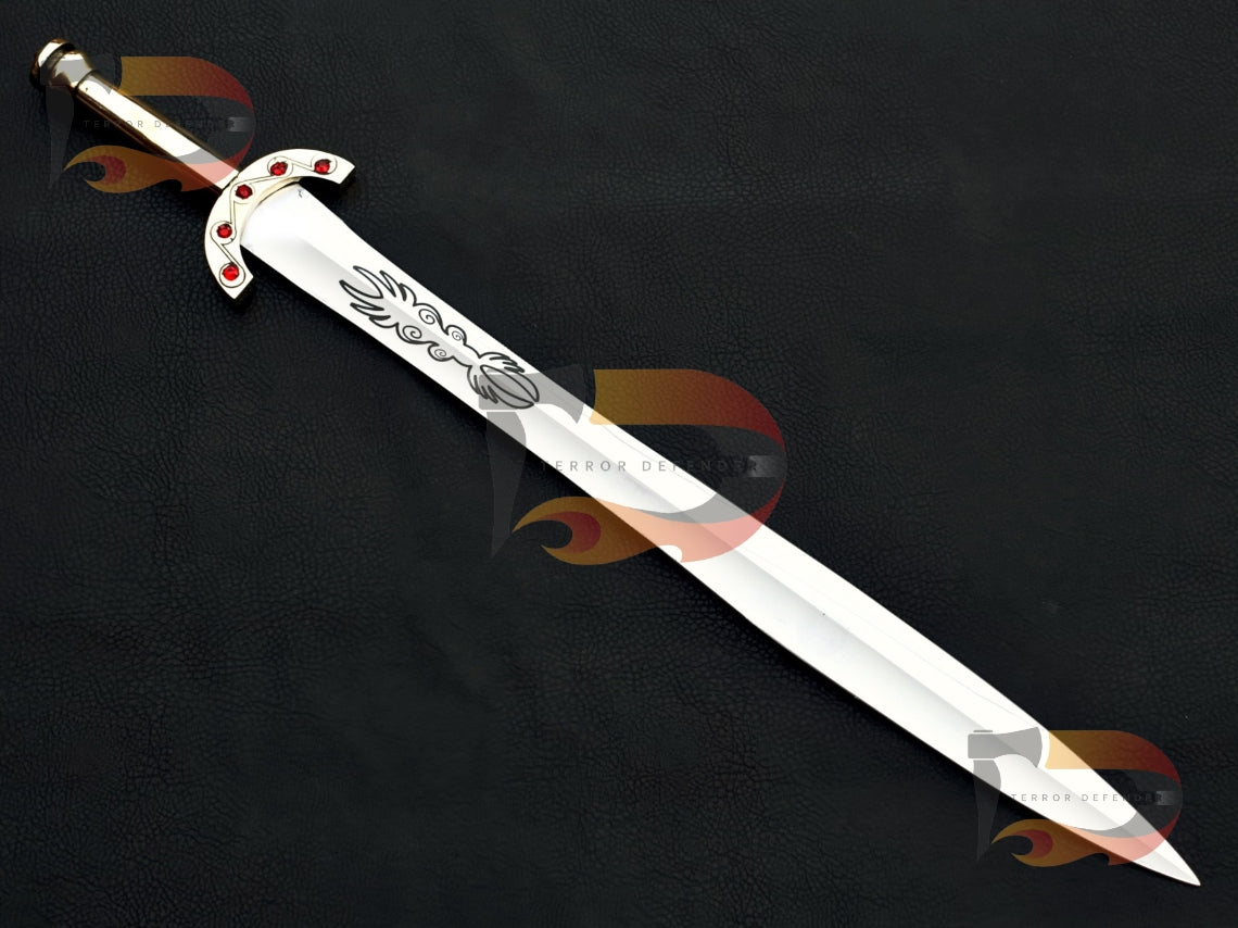 Custom Handmade Clash of Titans embellished sword , limited edition handmade sword, limited edition sword of Titans