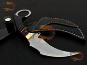 Custom Handmade Karambits , EDC karambit, hunting karambit, Xmas gifts , EDC knives .With Leather Sheath