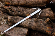 Handmade Silver Rune Sword Of Geralt Of Rivia 3 The Witcher 3 Replica Sword