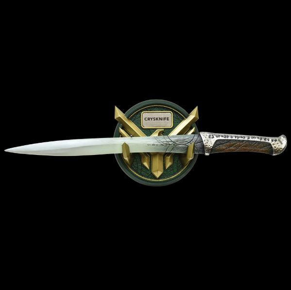 Crysknife Of Paul Atreides Crafted Of Polyresin | Hand-Painted | Movie Collectible | Wall Display Included Hunting knives Terror Defender 