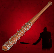 Lucille - Barbed Wire Wrapped Baseball Bat - Genuine Hardwood, Stainless Steel Barbed Wire - Regulation Size, 32" - Zombie Apocalypse Walker Undead Dead Walking TV Television Hunting Terror Defender 