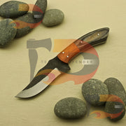 Custom Hand Made Superb Classical Carbon Steel Camping Hunting Skinner Knife Best Gift For Him , Wedding Gift , Made in USA Knives Terror Defender 