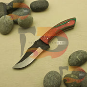 Custom Handmade 1095 High Carbon Steel Skinner Hunting Knife Amazing Gift For Him Beautiful Handle Comfortable Grip EDC Pure Leather Sheath Knives Terror Defender 