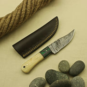 Exquisite Handmade Damascus Steel Skinner Knife: The Ultimate Gift of Elegance Best Gift For Him , Hunting Camping knife Best For Dad /USA Knives Terror Defender 