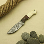 Custom Handmade Damascus steel Fixed Blade Skinner Hunting Camping knife Knives Terror Defender 