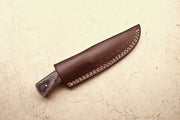 Handmade Carbon steel Full Tang Rose Wood Tracker Knife With Leather Sheath Knives Terror Defender 