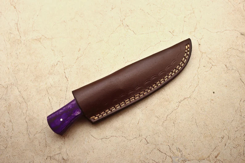 Custom Handmade Carbon Steel Full Tang Rosewood Handle Tracker Knife With Leather Sheath Best Gift For Him Knives Terror Defender 