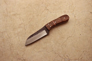 Handmade Carbon Steel Full Tang Rose Wood Tracker , camping knife With Leather Sheath Best Gift For Anniversary Best Wedding Gift Knives Terror Defender 