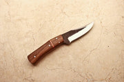 Hand Forged Carbon Steel Hunting Boot knife with Pure rosewood Handle come with leather Sheath Best Father's Day Gift Best Gift For Him Knives Terror Defender 