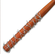 Lucille - Barbed Wire Wrapped Baseball Bat - Genuine Hardwood, Stainless Steel Barbed Wire - Regulation Size, 32" - Zombie Apocalypse Walker Undead Dead Walking TV Television Hunting Terror Defender 