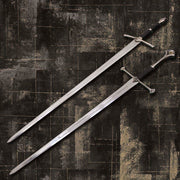 Anduril Sword and Aragorn Strider Ranger Sword with knife And Aragorn Strider Ranger Sword with knife Lord Of The Ring Pair Costume Weapons Terror Defender 