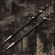 Anduril Sword and Aragorn Strider Ranger Sword with knife And Aragorn Strider Ranger Sword with knife Lord Of The Ring Pair Costume Weapons Terror Defender 