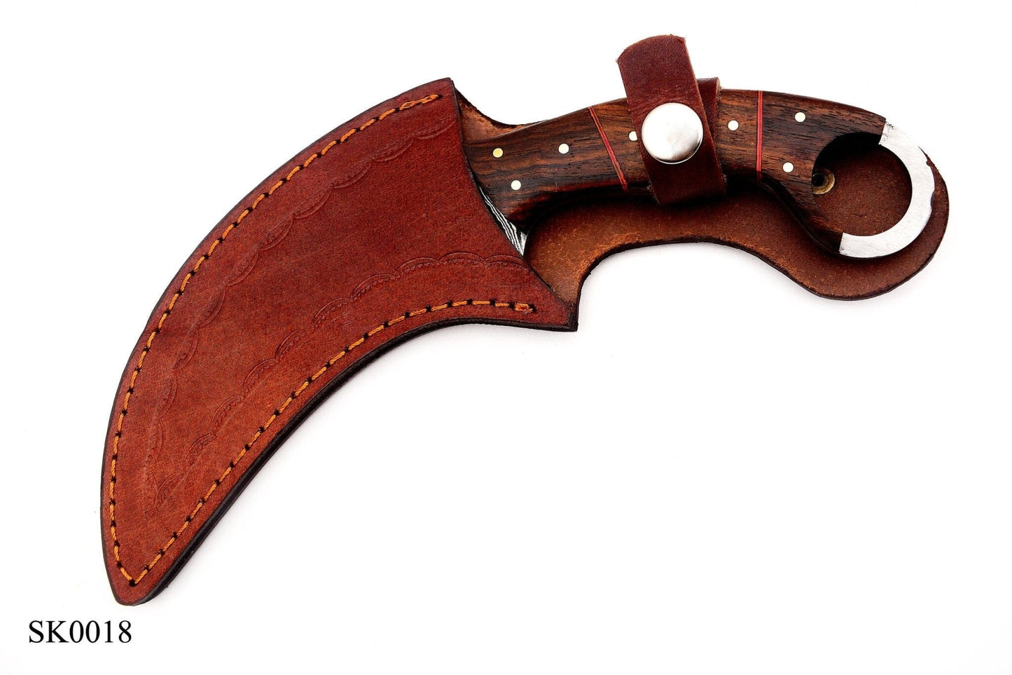 Beautiful handmade Damascus karambit knife Hunting Terror Defender 