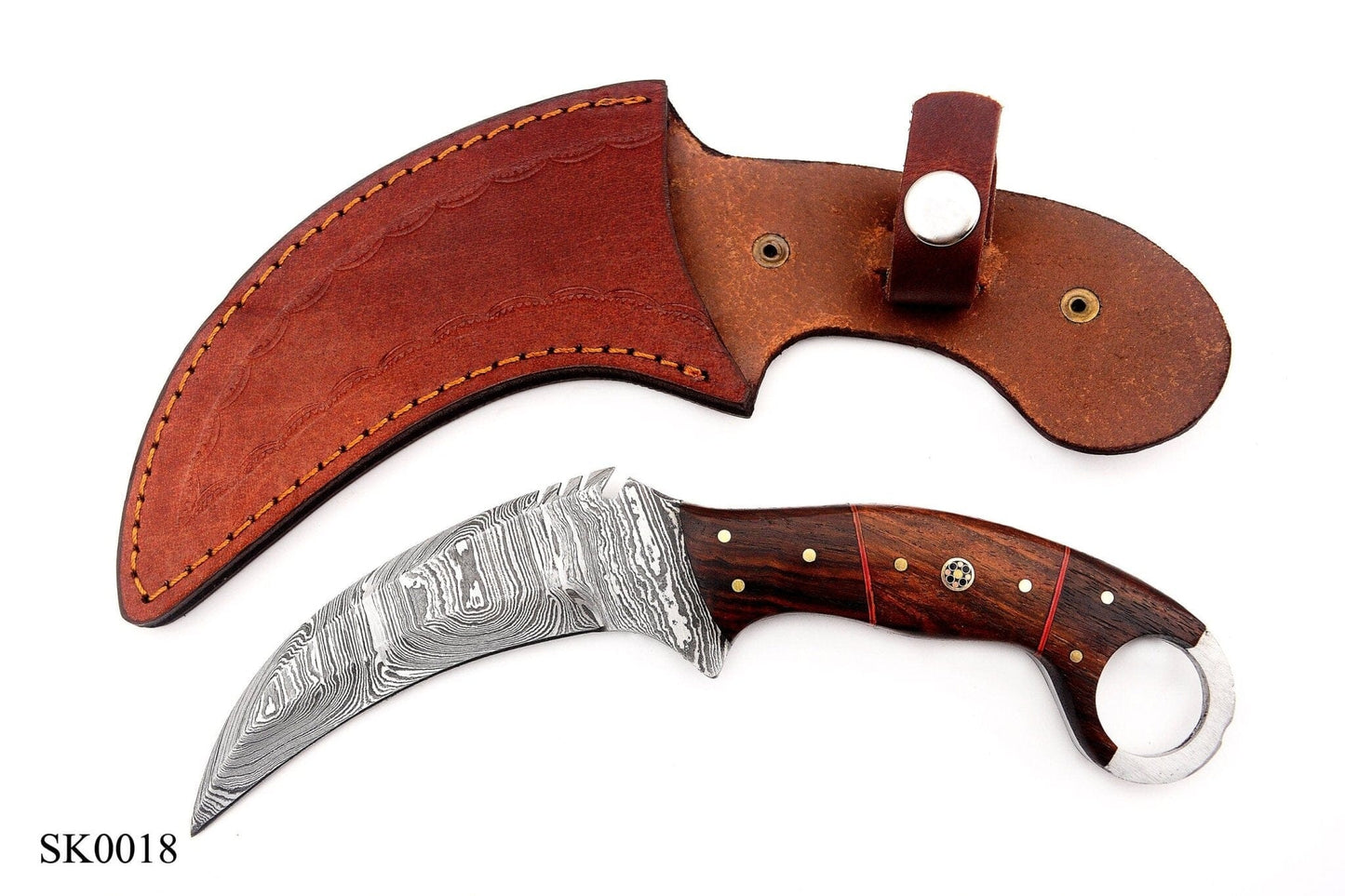 Beautiful handmade Damascus karambit knife Hunting Terror Defender 