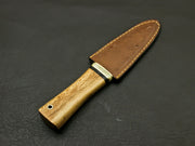 Beautiful Handmade Damascus Steel Serrated edge Scottish Dirk Knife/ Sheath Hunting Terror Defender 