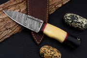 Celtic Scottish Dirk SGIAN DUBH DAGGER Bone Handle Knife. Hunting Terror Defender 