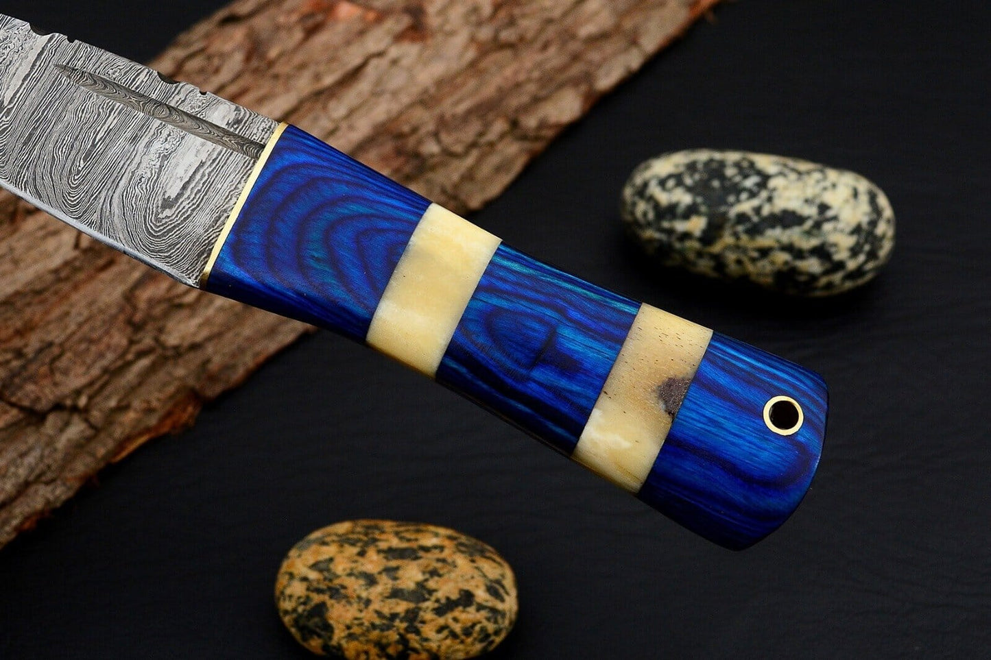 Celtic Scottish Dirk SGIAN DUBH DAGGER Bone Handle Knife. Groomsmen Gifts Terror Defender 